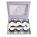 JIMIRE 3D Mink Strip Lashes Full Volume Eyelashes Ultra Fluffy 20mm Mink False Lashes with Eyelash Tweezers 3 Styles