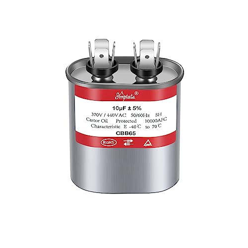 AMPTATA CBB65 AC Capacitor 10uF ± 5% 370V / 440VAC