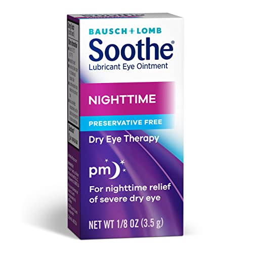 Soothe Nighttime Eye Ointment by Bausch & Lomb, Lubricant Relief for