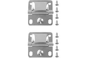 Heavy Duty Stainless Steel Cooler Hinges Replacement with Screws for Coleman Models
