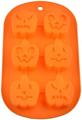 OMYlife Halloween Pumpkin Silicone Chocolate Soap Molds