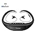 Tayogo Wireless Waterproof MP3 Music Player Headphones Wearable Sports Earhphones-Built-In 8GB with Pedometer,FM Radio and Phone APP for Runing Swimming Underwater Diving + Free Carrying Case(Black)