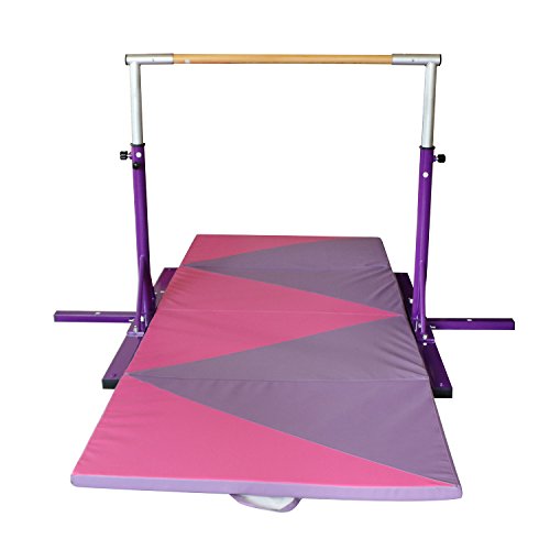 Bestmart INC Adjustable (3'-5') Kip Bar with10ft Folding Mat