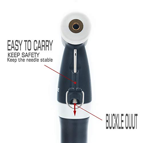 SHOKE Hand Ball Pump Dual-Action Air Hand Pumps, Basketball Pump Portable Sports Pump with Needle for Soccer Ball, Football, Volleyball