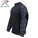 Rothco Fire Retardant Combat Shirt (US, Alpha, Large, Regular, Regular, Midnight Digital Camo)