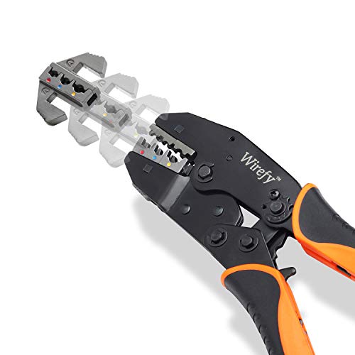 Crimping Tool Set 5 PCS by Wirefy Ratcheting Wire Crimper Tool with