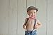 Born to Love - Baby Boy's Hat Grey Herringbone Driver Page Boy Cap