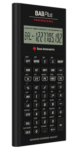 Texas Instruments BA II Plus Professional Financial Calculator