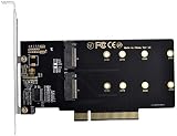 NFHK Dual NVME M.2 to PCIe 3.0 X8 X16 Raid Card VROC Raid0 Adapter view 8