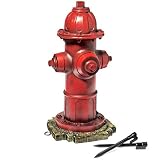 LULIND - Dog Fire Hydrant Garden Statue with 2 Stakes, 14 Inches (Small)