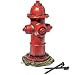LULIND - Dog Fire Hydrant Garden Statue with 2 Stakes, 14 Inches (Small)