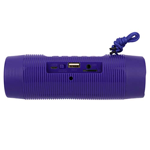 Portable Wireless Bluetooth Stereo Sound SD Card FM USB Speaker Lighting Lamp - Thumbnail 2
