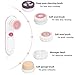 Rechargeable Facial Cleansing Spin Brush Set with 7 Exfoliating Brush Heads - Waterproof Face Spa System by CLSEVXY - Advanced Microdermabrasion for Gentle Exfoliation and Deep Scrubbing(Cute Pink)