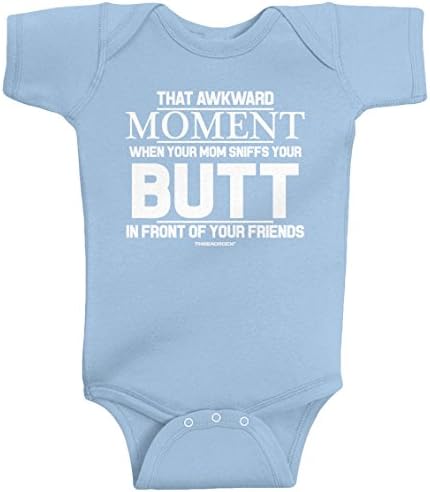 ThreadrockBaby That Awkward Moment When Mom Sniffs Your Butt Infant Bodysuit