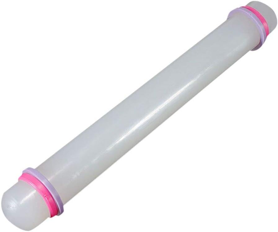 Fasclot Professional Rolling Pin 8.8 Inch Stainless Steel Non-Stick Roller Dumpling Making Kitchen Baking Cooking Tools for Fondant, Pie Crust, Cookie, Pastry, Pasta