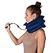 Cervical Neck Traction Device by NONPAREIL - Neck Pain Relief & Improved Spine Alignment (Royal Blue)