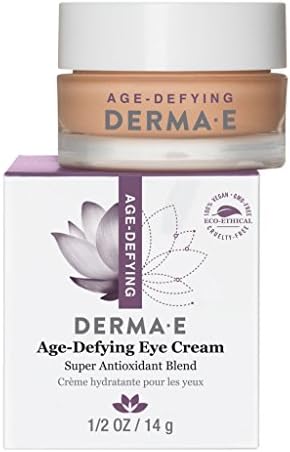 Derma E Age-Defying Antioxidant Eye Cream, 0.5 Ounce.(Pack of 2)