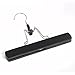 Hair Extensions Storage Bag with Wooden Hanger Carrier Case Protection for Daily Use & Travel (Black Color)