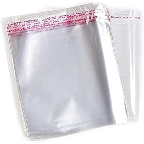 FEMININO Plastic Bags self sealing Cellophane Crystal Shiny Clear