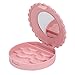 Icocol Acrylic Cute Bow False Eyelash Storage Box Makeup Cosmetic Mirror Case Organizer