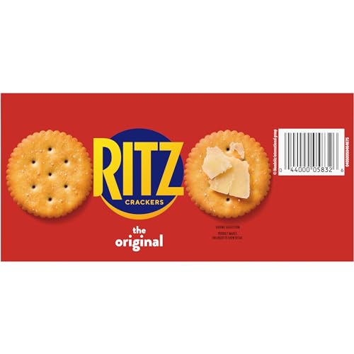 RITZ ORIGINAL CRACKERS, SNACKS FOR KIDS AND ADULTS, LUNCH SNACKS, PARTY SIZE, 27.4 OZ