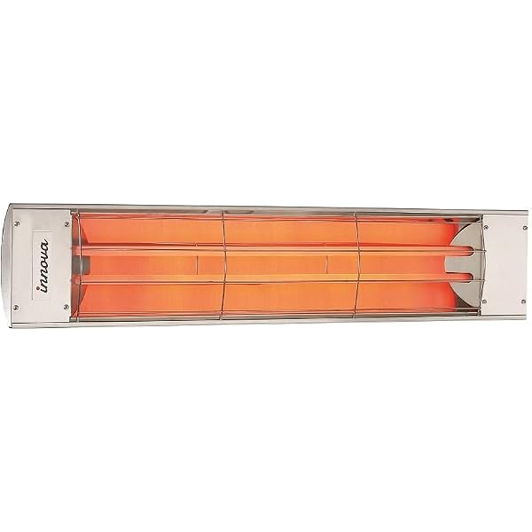 Amazon.com: Innova EF60240S 6000 Watt Electric Infrared Dual Element Heater,  Voltage: 240, Finish Color: Stainless Steel, Decorative Fascia: No Fascia :  Everything Else