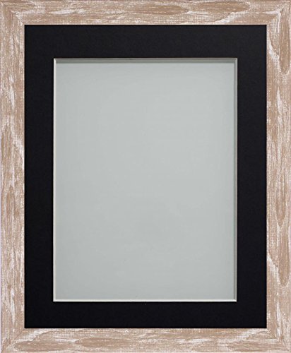 Frame Company Camber Range 6X4-Inch Brown Picture Photo Frame with Black Mount For Image Size 4x3-Inch