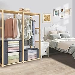 HomeHacks 3-Pack Clothes Storage,Foldable Blanket