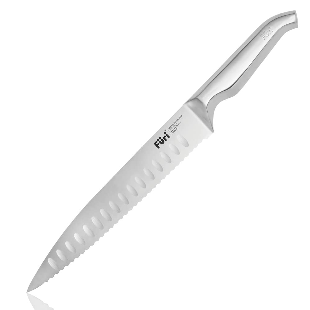 Furi Pro Bread Knife 20cm, Ultra-Sharp Knife for Superior Cutting Performance, Rounded Serrations for Effortless Slicing Without Tearing, Stainless Steel Blade, 25-Year Guarantee