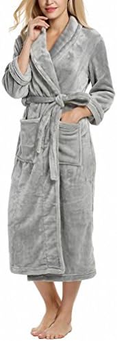 Winter Lady Pajamas Bath Robe Sleepwear Bathrobes Women Homewear Shawl Collar Soft Sleepwear Long Robe Home Clothes