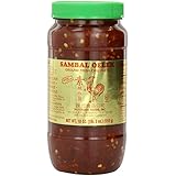 Huy Fong Sambal Oelek Ground Fresh Chili Paste (Large 18 oz Jars) 2 Pack