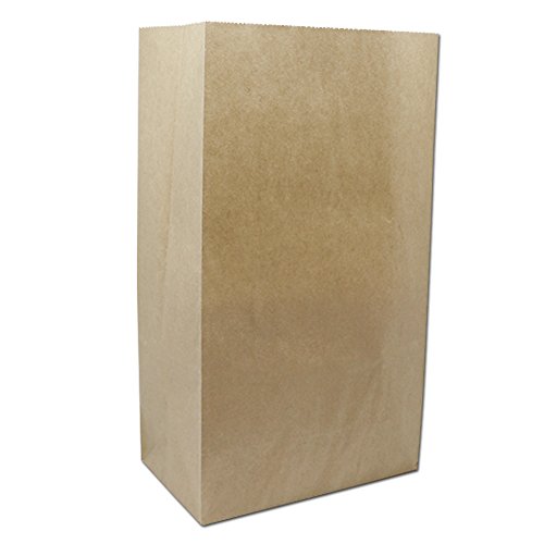 Greaseproof Cupcake Baking Paper Kraft Packaging Bags for Bakery Roasted Pastry 3.15 Mil Thick Paperboard Oil-Proof Takeaway Sandwiches Lunch Paperbag (250, 4.7x2.8x8.7 inch)