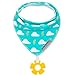 Baby Bandana Drool Bibs 6-Pack and Teething toys 6-Pack Made with 100% Organic Cotton, Super Absorbent and Soft Unisex (Vuminbox ) ( 6 PCS )