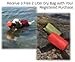 Fiddlehead Blue 20L Lightweight Ultralight Waterproof Floating Dry Bags - Roll Top Closure Compression Stuff Sacks - Be Ready for Your Next Camping, Paddling, Kayaking, Hiking Adventure