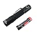 Wowtac BlackScoutSurvival V3 Flashlight Pocket-Sized LED Torch Super Bright CREE LED, 5 Modes with Strobe, IPX-7 Water Resistance, 1 x USB Rechargeable 18650 Lithium Battery Included