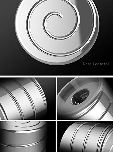 CaLeQi Desktop Circular Column Transfer Gyro Stainless Steel Kinetic Desk Toy Stress Relief Office Executive Gadgets Full Disassembly Rotary Decompression Toy