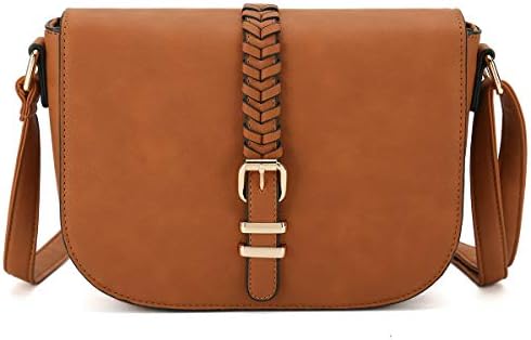 Crossbody Bags for Women Small Shoulder Handbag Crossover Saddle Purse