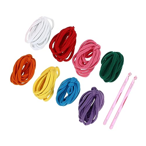 STOBOK Weaving Loom Braided Elastic Rope Loop Stretch Rope for DIY Colors Handmade Craft