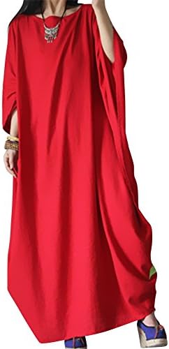 BELLEFILLES Plus Size Extravagant Kaftan Dress, Oversize Long Dress, Bust>140CM