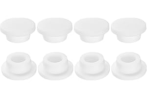 uxcell 8Pcs Silicone Hole Plug, Waterproof Round Rubber Stoppers Bottle Seal Plugs Tube Pipe End Caps for 24mm/0.94" Hole for