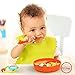 M KITCHEN WORLD Baby Spoons - Led Weaning Teether Soft Tip Temp Sensitive 2 Pack