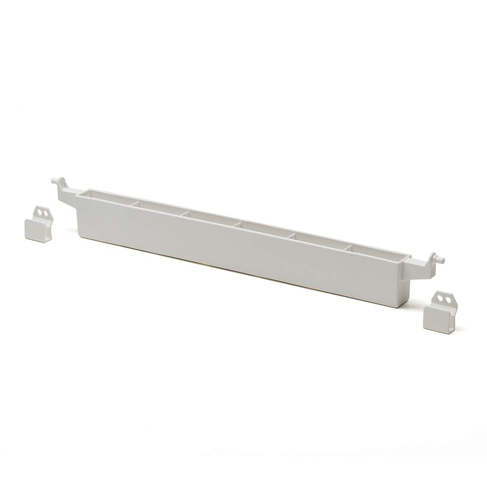 Foppapedretti Gulliver Peg Tray with Two Hooks, White