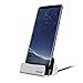 Agoz Charging Dock,Micro USB Charger Station Stand for Samsung Galaxy S7, S6, Note 5, J7, J7 PRO, J7V, J7 Sky Pro, J7 Perx,J7 Prime, J3 Emerge,Eclipse,Mission,J3V, Motorola Moto G5 Plus,G4,E5 (Silver)