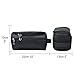 Toiletry Bag for Men Women,Top Opening Travel Makeup Bag by Sunny Snowy (black)