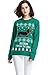 Shineflow Women's Dachshund Through The Snow Ugly Christmas Sweater Pullover Jumper (M)