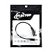 Electop 2.5mm Male OMTP to 3.5mm (1/8 inch) Female CTIA Stereo Audio Extension Cable, 4 Poles Audio Adapter, Support Mic/Headphone Function