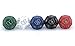 MTG D12 Spin-Down Loyalty Counter Dice 5 Die Set by Hedral - Red, White, Black, Green, Blue - Magic: The Gathering TCG CCG Planeswalker Multi-Color