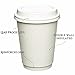 PREMIUM 100 12oz / 360ml Double Wall Insulated Disposable Coffee Cups, Leak Proof Lids, Eco Friendly, White Paper Cups, Travel Cup, Office Party Pack, To Go Coffee Cups, Iced Coffee & Hot Chocolate