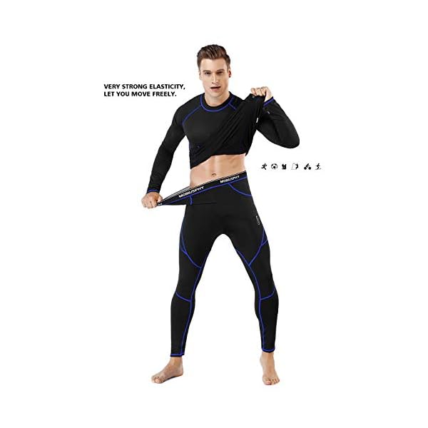Ropa Interior Térica Roision Para Hobre, Conjunto De Piernas Largas