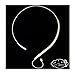 Shiny Silver S Hook Swirl 5mm Neckwire Choker Collar Necklace Wire (CS3)